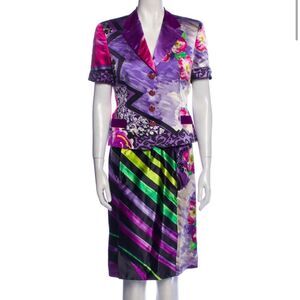 Vintage  Gianni Versace top skirt set